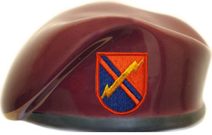 51st Signal Battalion Beret With Flash